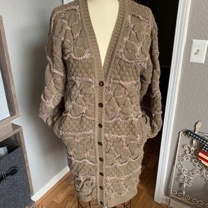 Cozy Knit Cardigan with Button Closures and Pockets by Counterparts
